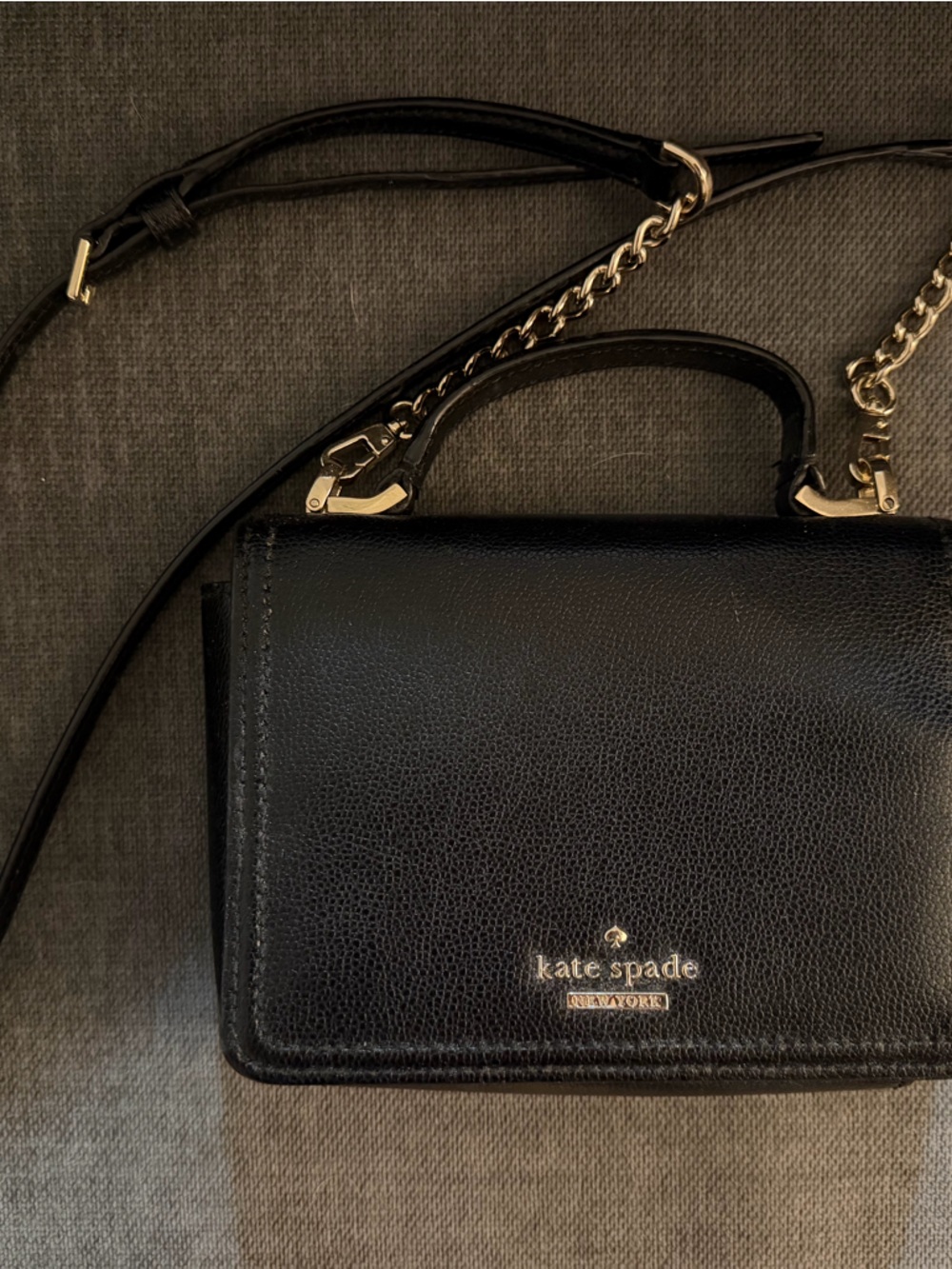 kate spade Black Leather Crossbody